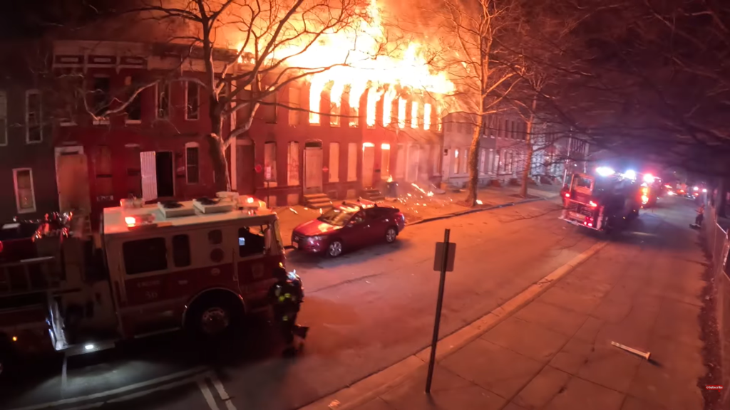 Early video from Baltimore 2nd alarm